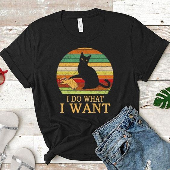 Black Cat t shirt