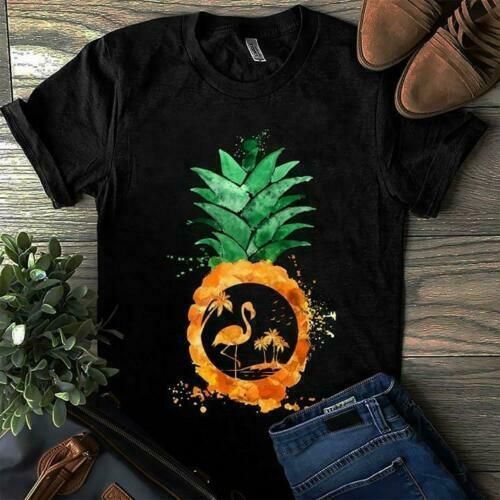 Flamingo Pineapple t shirt