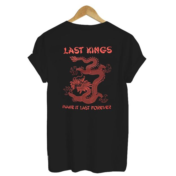 Last Kings Dragon Graphic t shirt back