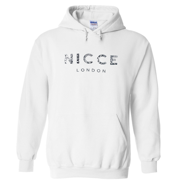 Nicce London White hoodie