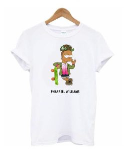 Pharrell Williams And Bart Simpson t shirt