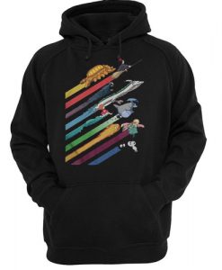 Rainbow Studio Ghibli hoodie