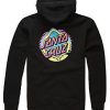 Santa Cruz Neon Dot hoodie back