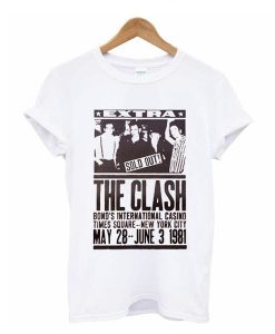 The Clash 1981 Poster t shirt