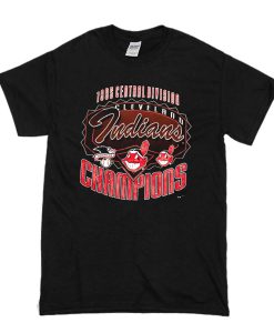 Vintage Cleveland Indians champions t shirt