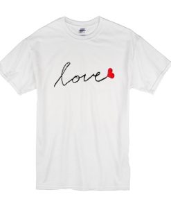 Letter Print Love t shirt