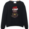 Santa Baby Sloth Christmas light ugly sweatshirt