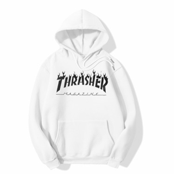 Thrasher Magazine White hoodie