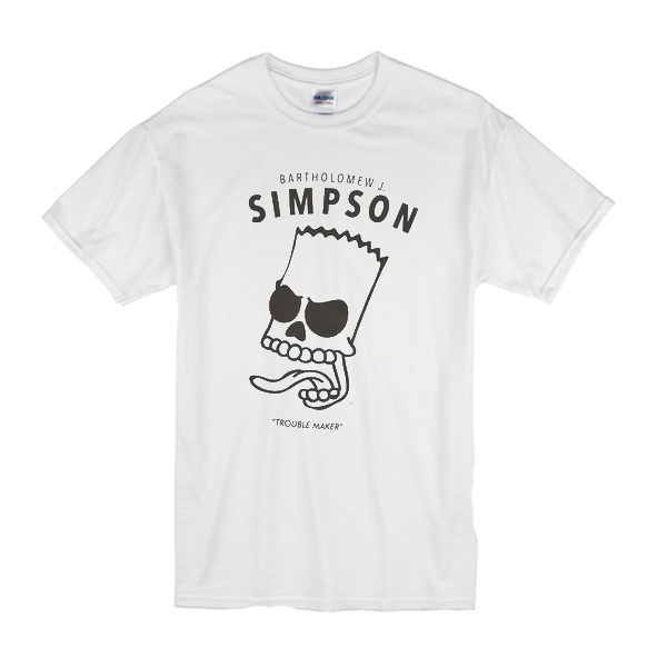 simpson trouble maker t shirt