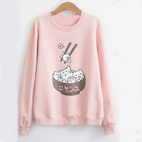 Cat In Bowl sweatshirt