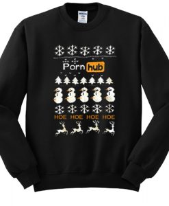 Porn Hub Snowman sweatshirt