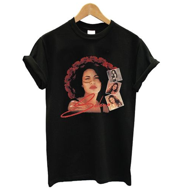 Selena Quintanilla Floral t shirt