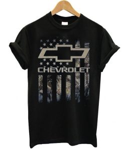 Chevrolet Camo Flag Pullover t shirt