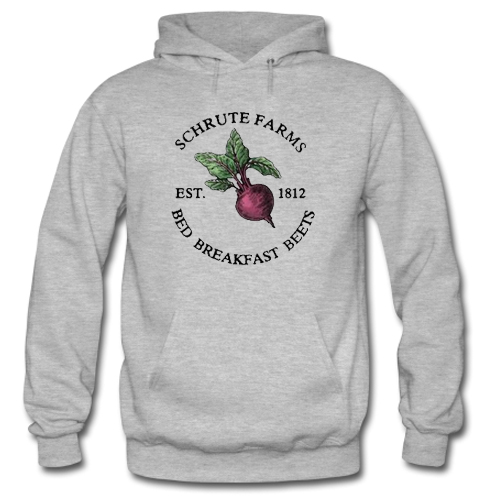 Schrute Farms Est 1812 Bed Breakfast Beets hoodie