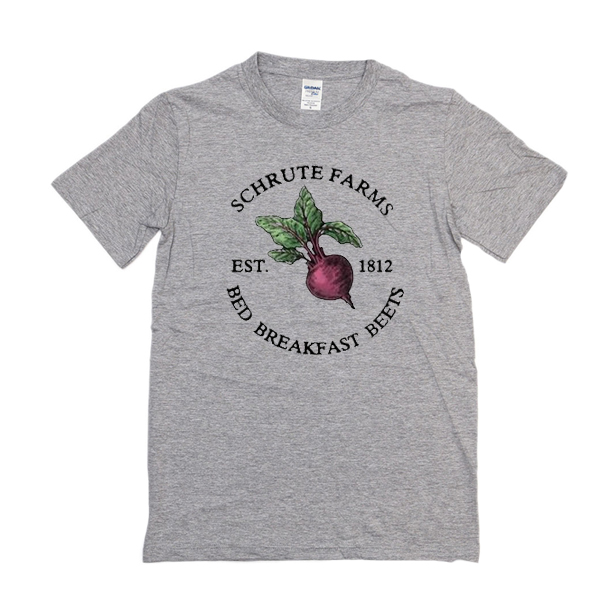 Schrute Farms Est 1812 Bed Breakfast Beets t shirt