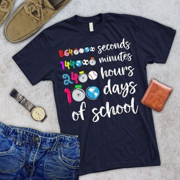 100 days of School t shirt