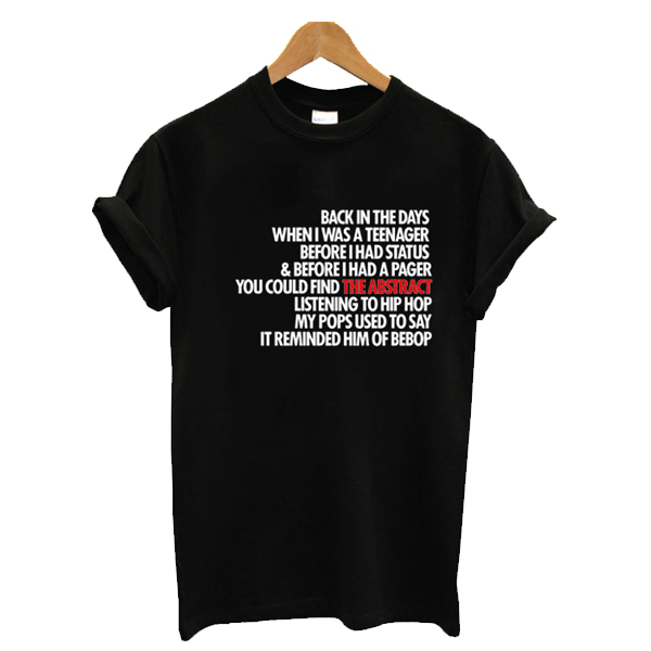 Alife Lyrics to go t shirt