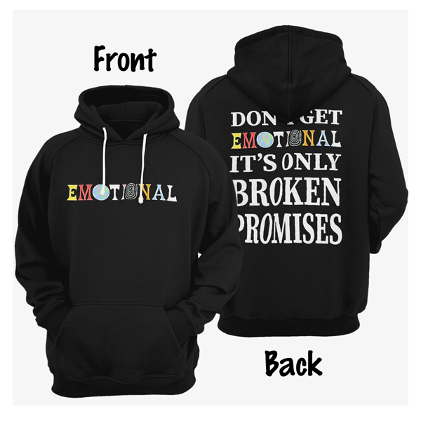 Broken Promises Emotional hoodie