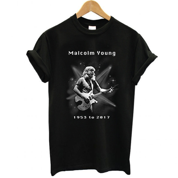 Malcolm Young Tribute t shirt