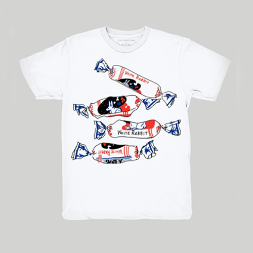 White Rabbit Candy t shirt