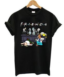 Drunk Friends Homer Simpson Bender Rick And Morty Peter Griffin Sterling Archer t shirt