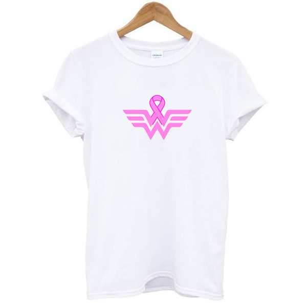 Wonder Woman Breast Cancer Awareness t shirt