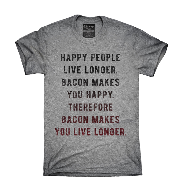 Bacon Logic t shirt