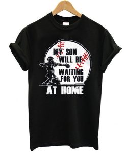 Catcher waiting at home t shirt