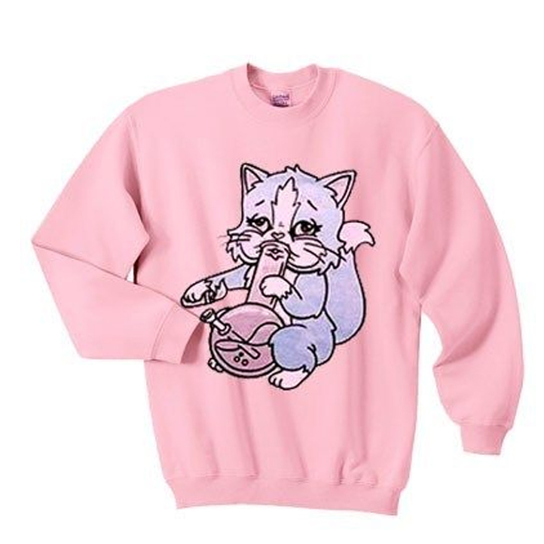 Pastel Bong Cat sweatshirt