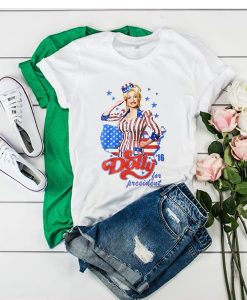 Vintage dolly parton for president t shirt