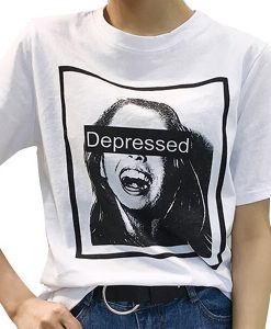 Depressed t shirt