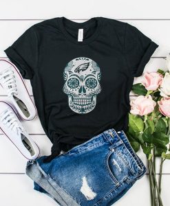 Philadelphia Eagles Sugar Skull t shirt