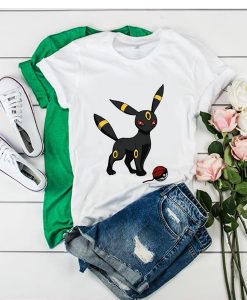 Umbreon Silhoutte Pokemon t shirt