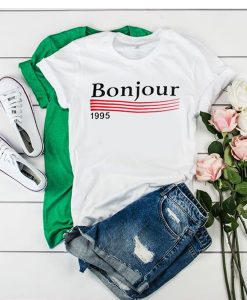 bonjour 1995 t shirt