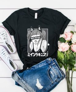 Ahegao waifu material lewd neko girl t shirt