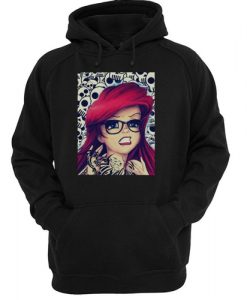 Goth Disney Princess Ariel hoodie