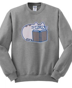 Reading Pusheen sweatshirt