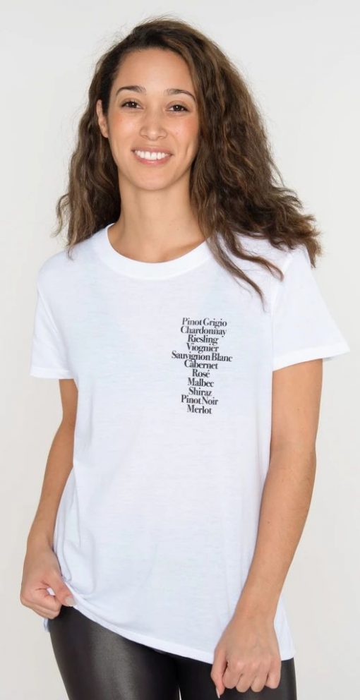 Wine List t shirt