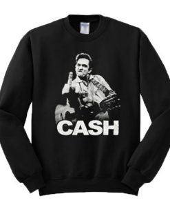 Johnny Cash Middle Finger sweatshirt