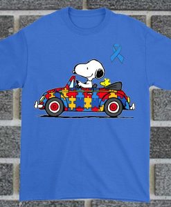 Snoopy Autism Awareness t shirt