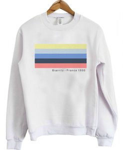 biarritz france 1990 sweatshirt