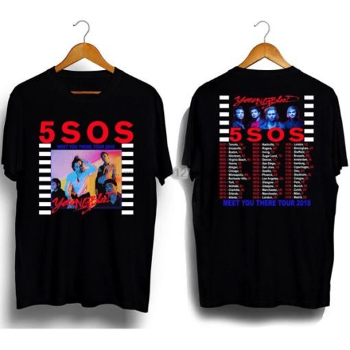 5SOS Meet You There Tour 2018 t shirt