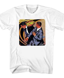 POW Will Smith Slap Chris Rock Oscars 2022 Funny Meme Vintage t shirt