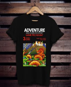 Adventure Atari 2600 Retro Vintage Video Game Box Art Unisex t shirt