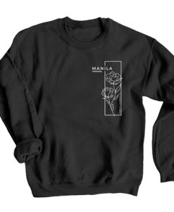 Manila Minimal Roses print sweatshirt