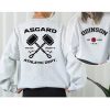 Odinson Thor Asgard Athletic Dept sweatshirt two side