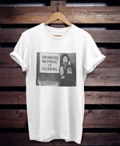 Billy Joel Drinking In Public Is Illegal vintage t shirt