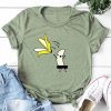 Banana Print Rolled t shirt