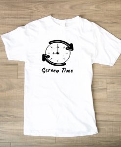 Black Sreen time TSHIRT TPKJ1