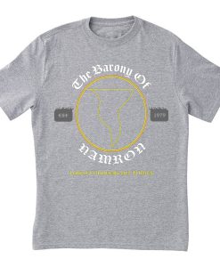 Black Medieval SCA Barony of Namron Team TSHIRT TPKJ1